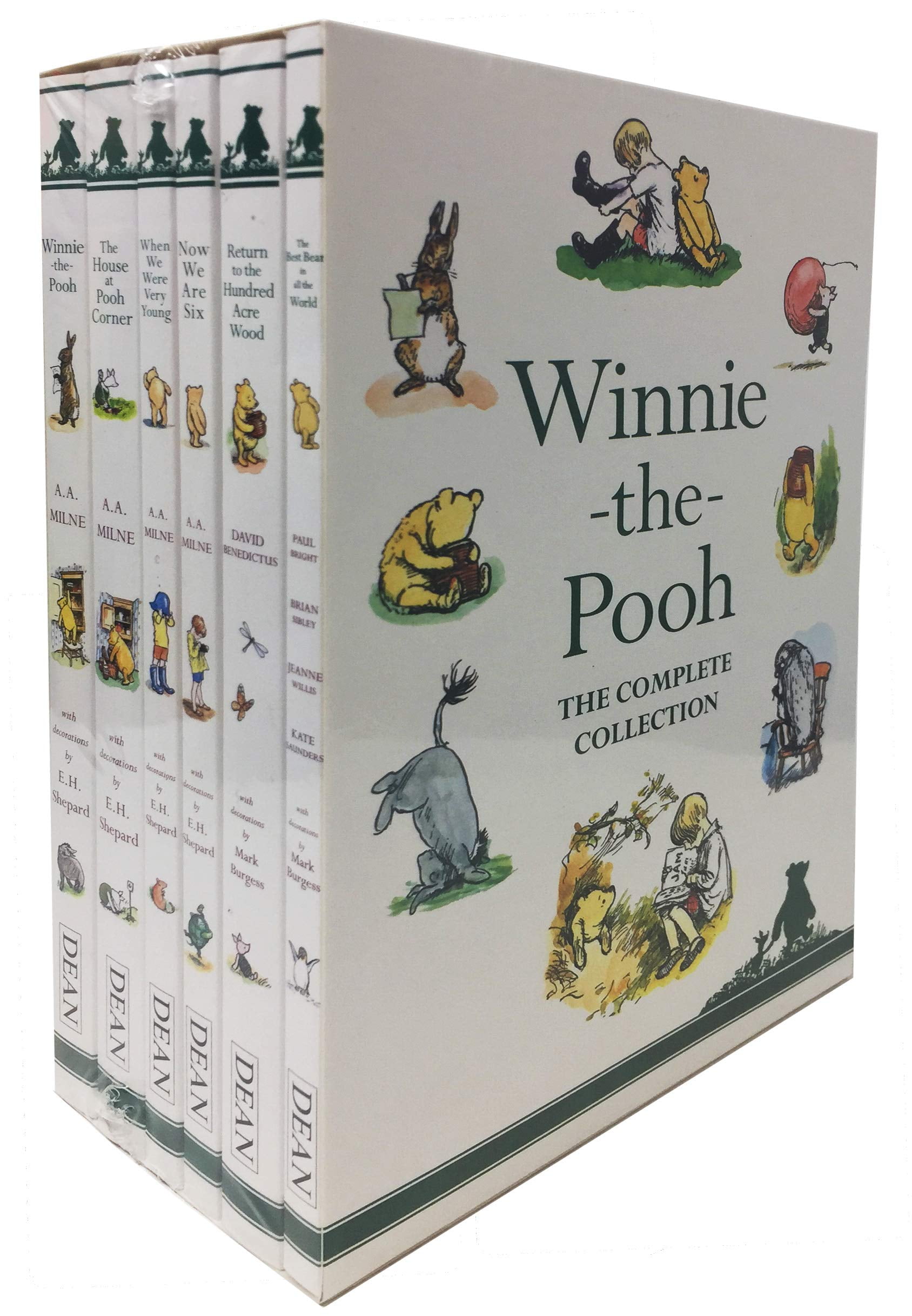 Winnie-The-Pooh The Complete Collection 6 Books Set By A. A. Milne - Ages 7-9 - Paperback