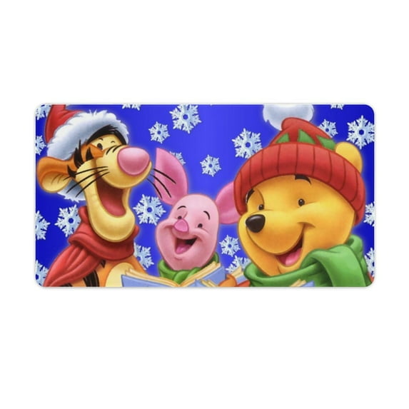 Winnie The Pooh Desk Pad Mouse Pad, Large Gaming Mouse Mat with Stitched Edges, Non-Slip Rubber Base Mous Mat for Office Computer Keyboard Laptop