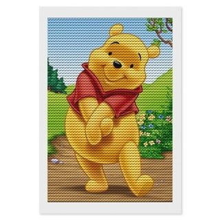 Aesthetic Cute Winnie The Pooh - 5D Diamond Painting - DiamondByNumbers - Diamond  Painting art
