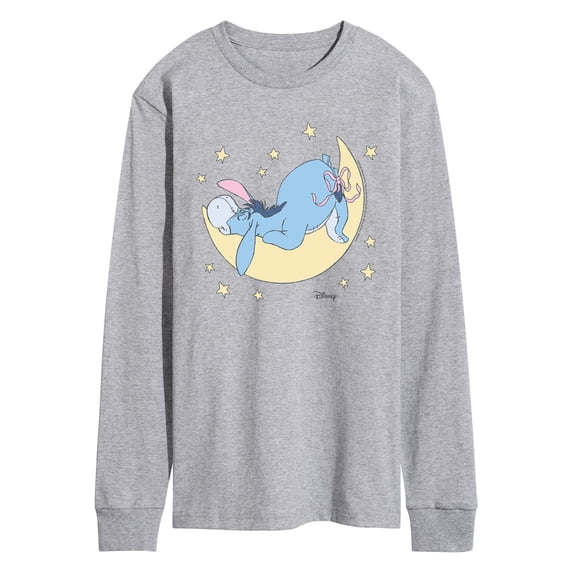 Winnie The Pooh - Eeyore Moon - Men's Long Sleeve Graphic T-Shirt