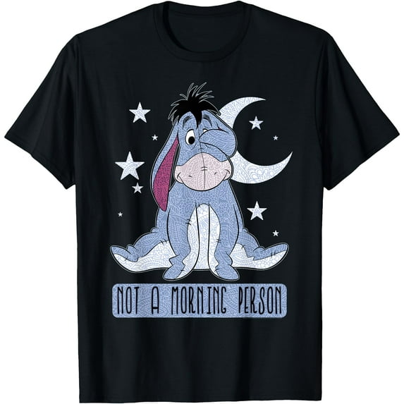 Winnie The Pooh Eeyore Not A Morning Person Unisex Softstyle T-Shirt for Men Women Kids