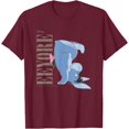 thumbnail image 1 of Winnie The Pooh - Eeyore Upside Down T-Shirt for Men Women, Maroon Color, Size 5XL, 1 of 1