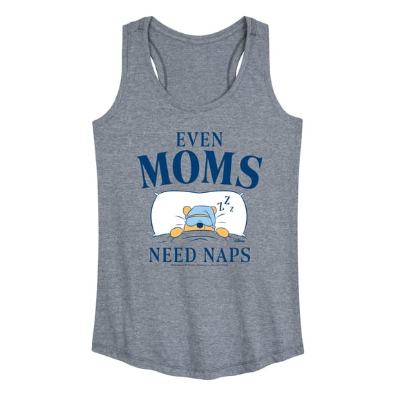Winnie The Pooh - Even Moms Need Naps Women's Graphic Racerback Tank