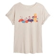 thumbnail image 1 of Winnie The Pooh - Fall - Juniors Oversized Graphic T-Shirt, 1 of 4
