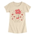 thumbnail image 1 of Winnie The Pooh - Floating Flower Fitted Short Sleeve Graphic T-Shirt, 1 of 4