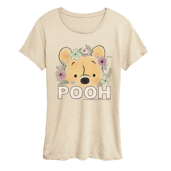 Winnie The Pooh - Floral Pooh - Women's Short Sleeve Graphic T-Shirt