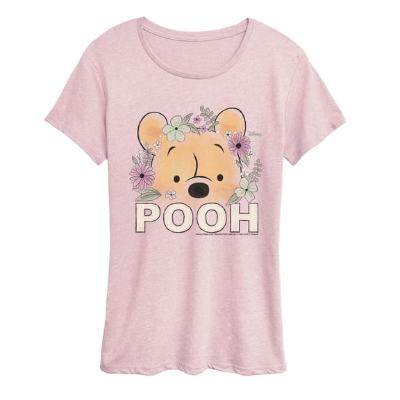 Winnie The Pooh - Floral Pooh - Women's Short Sleeve Graphic T-Shirt