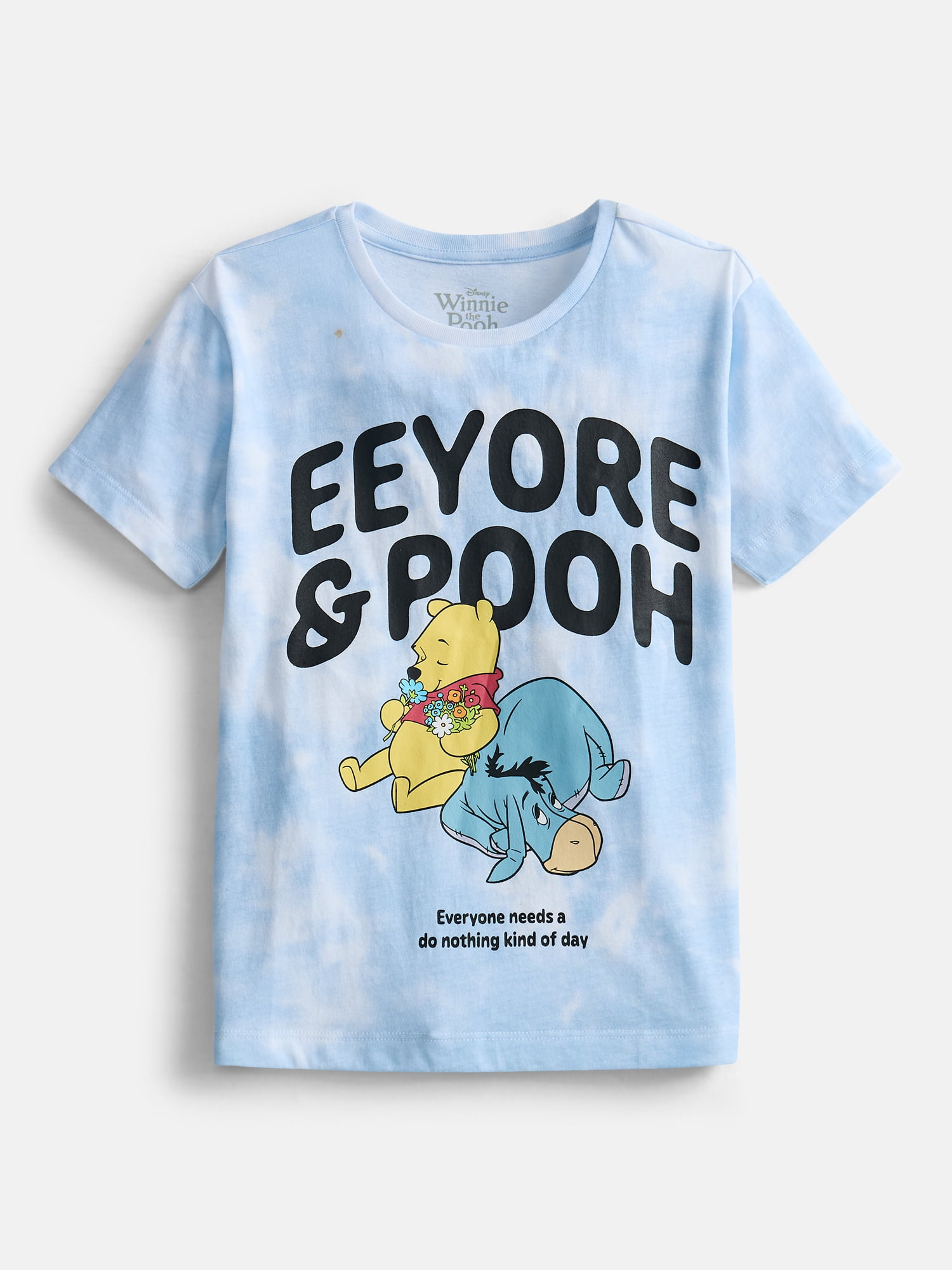 Winnie the Pooh Girls' Graphic Tee with Short Sleeves, Sizes 4-16