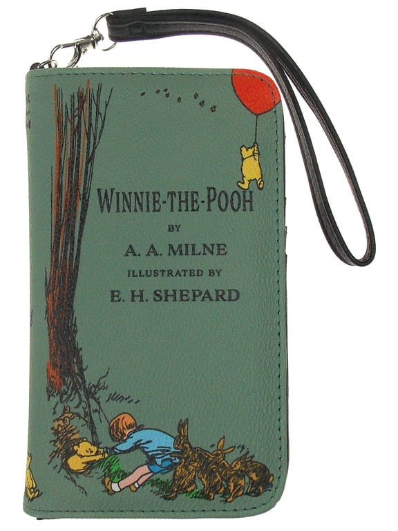 Winnie The Pooh Green Book Wallet