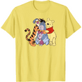 thumbnail image 1 of Winnie The Pooh Group Hug Unisex Softstyle T-Shirt for Men Women Kids,Cornsilk Color,Size 3XL, 1 of 5