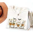 thumbnail image 1 of Winnie The Pooh Halloween T-Shirt, Trick or Treat T-Shirt, Pooh Fall Shirt, Pooh Halloween Tee, Halloween Vacation Tee TH040655, 1 of 5
