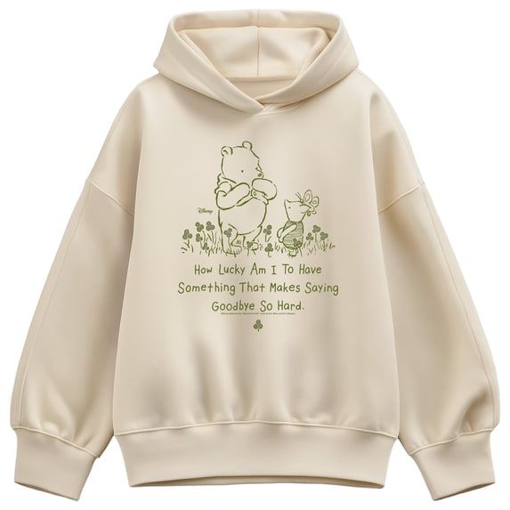 Winnie The Pooh - Hard Goodbye Oversized Fleece Hoodie Sweatshirt
