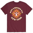 thumbnail image 1 of Winnie The Pooh - Have A Wonderful New Year - Men's Short Sleeve Graphic T-Shirt, 1 of 4
