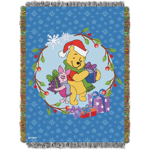 Winnie The Pooh Homemade Woven Tapestry Throw Blanket