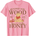 thumbnail image 1 of Winnie The Pooh Hundred Acre Wood Pooh Organic Honey Unisex Softstyle T-Shirt for Men Women Kids,Light Pink Color,Size 2T, 1 of 5