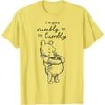 thumbnail image 1 of Winnie The Pooh I've Got A Rumbly In My Tumbly Logo T-Shirt for Men Women, Cornsilk Color, Size S, 1 of 1