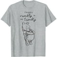 thumbnail image 1 of Winnie The Pooh I've Got A Rumbly In My Tumbly Logo T-Shirt for Men Women, Sport Grey Color, Size S, 1 of 1