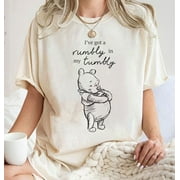 MIRACLESPIRIT Winnie The Pooh I've Got A Rumbly In My Tumbly T-shirt, Maternity Tee, Pooh Pregnancy Annoucement, Mommy To Be