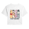 thumbnail image 1 of Winnie The Pooh - In My Feelings - Juniors Cropped Short Sleeve Graphic T-Shirt, 1 of 4