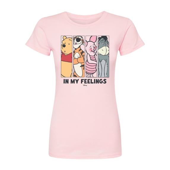 Winnie The Pooh - In My Feelings Pooh - Juniors Fitted Graphic T-Shirt
