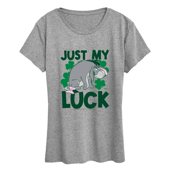Winnie The Pooh - Just My Luck Eeyore Women's Short Sleeve Graphic T-Shirt
