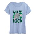 thumbnail image 1 of Winnie The Pooh - Just My Luck Eeyore Women's Short Sleeve Graphic T-Shirt, 1 of 3