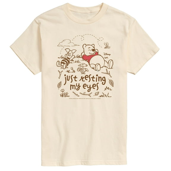 Winnie The Pooh - Just Resting My Eyes - Men's Short Sleeve Graphic T-Shirt