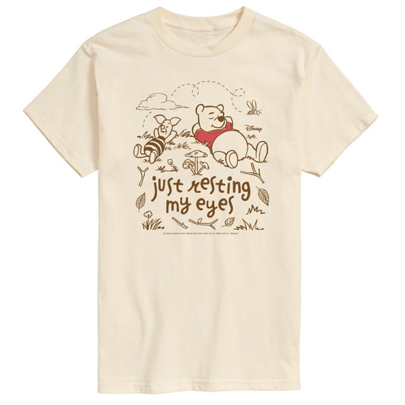 Winnie The Pooh - Just Resting My Eyes - Men's Short Sleeve Graphic T-Shirt