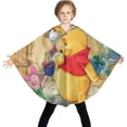 thumbnail image 1 of Winnie The Pooh Kids Flannel Wearable Blanket, Warm Shawl Blanket Comfy Poncho Throw with Buttons for Boys Girls, 1 of 7