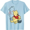 thumbnail image 1 of Winnie The Pooh Line Art Portrait Unisex Softstyle T-Shirt for Men Women Kids,Light Blue Color,Size 4XL, 1 of 5