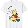 thumbnail image 1 of Winnie The Pooh Line Art Portrait Unisex Softstyle T-Shirt for Men Women Kids, 1 of 5