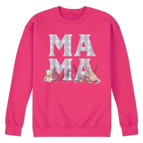Winnie The Pooh - Mama Grid Men's Graphic Fleece Sweatshirt