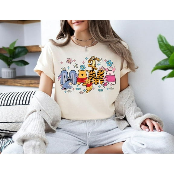 Winnie The Pooh Mama Shirt, Pooh and Co Family T-Shirt, Disney Mama Sweatshirt, Mother's Day Sweater, Mom Life Tee, Pooh Bear Mama Shirt