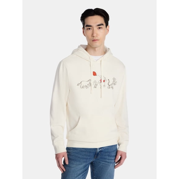 Winnie the Pooh Men's and Big Men's Graphic Hoodie, Sizes S-3XL