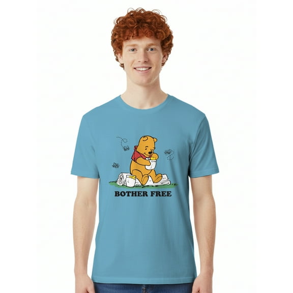 Winnie The Pooh, Men's & Big Men's Graphic Tee, No Bothers, Sizes S-3XL