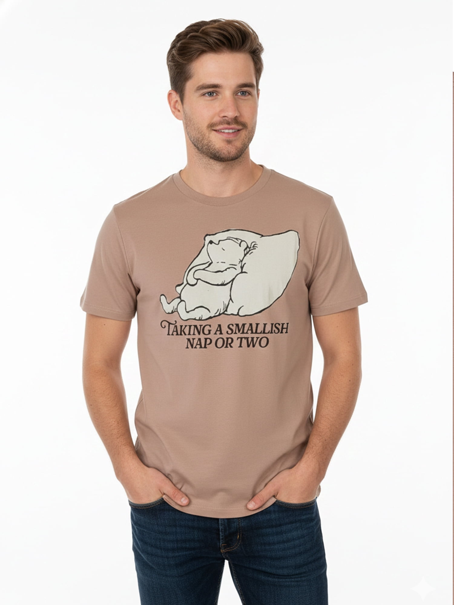 Winnie The Pooh, Men's & Big Men's Graphic Tee, Sizes SM-3XL