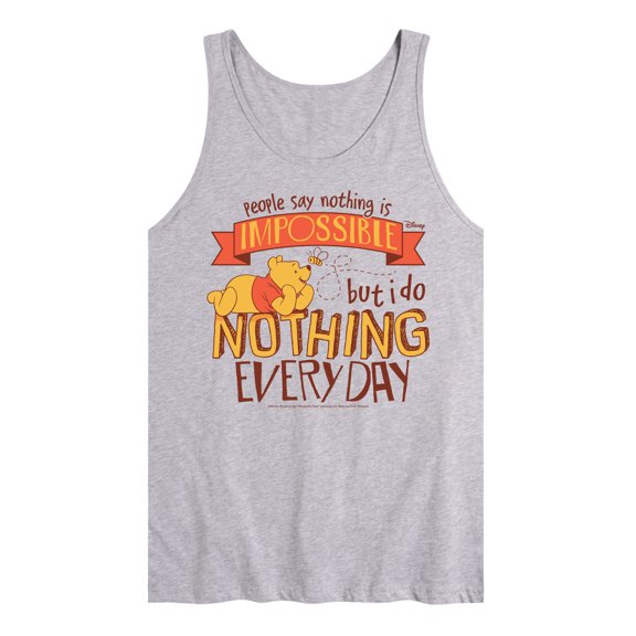 Winnie The Pooh - Nothing Is Impossible - Men's Sleeveless Graphic Tank