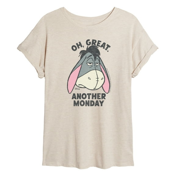 Winnie The Pooh - Oh Great Eeyore - Womens Oversized Graphic T-Shirt