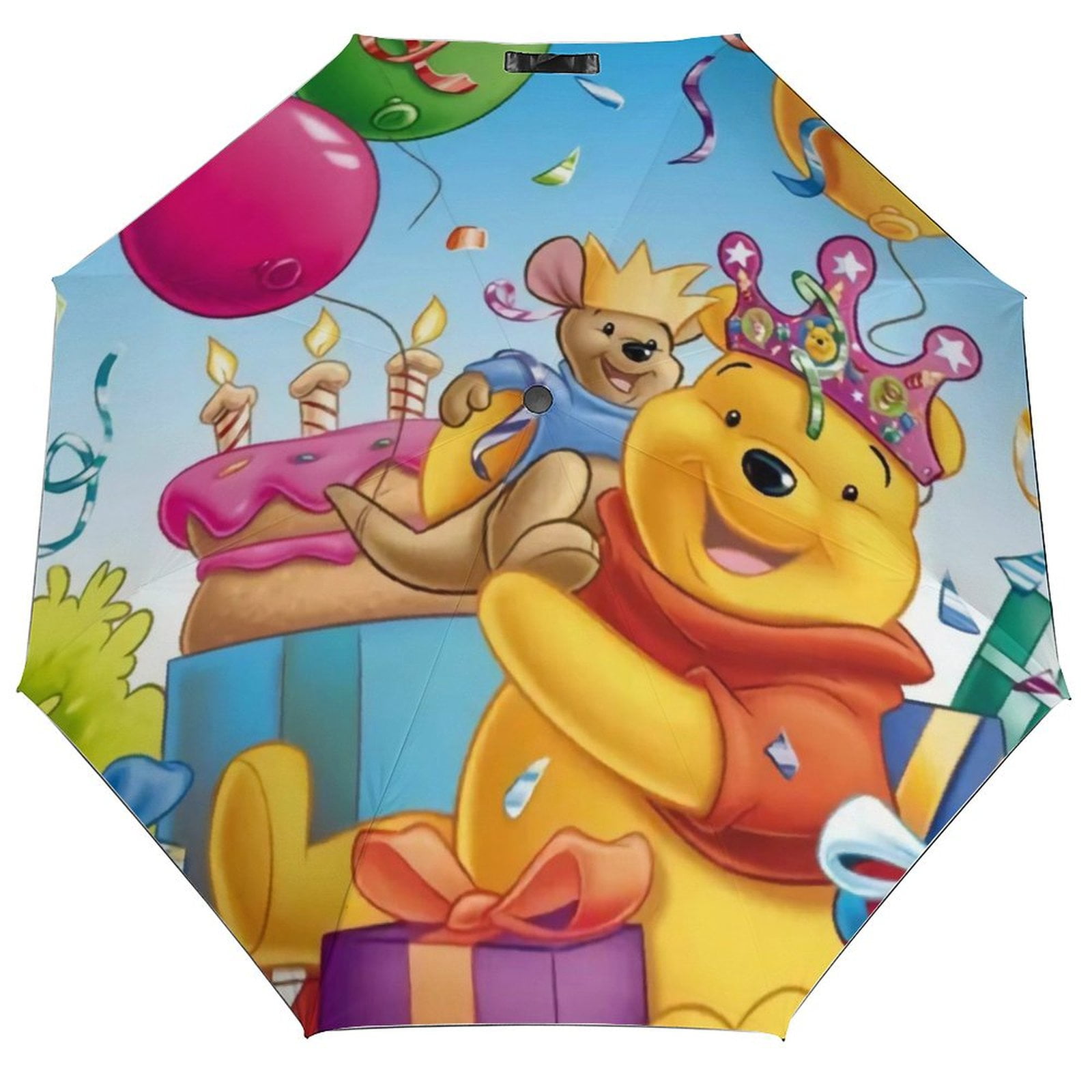 Winnie The Pooh Party Kids Folding Umbrella,Auto Open/Close,Strong and ...