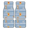 thumbnail image 1 of Cartoon Pattern Car Floor Mats Front Rear Premium Carpets Mat, Set of 4 Cute Cartoon Auto Foot Mats Universal Fit Vehicles, 1 of 6