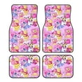 thumbnail image 1 of Cartoon Pattern Car Floor Mats Front Rear Premium Carpets Mat, Set of 4 Cute Cartoon Auto Foot Mats Universal Fit Vehicles, 1 of 6