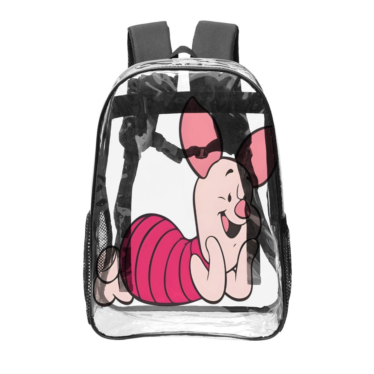 Winnie The Pooh-Piglet Pattern Transparent Backpack Lightweight And ...