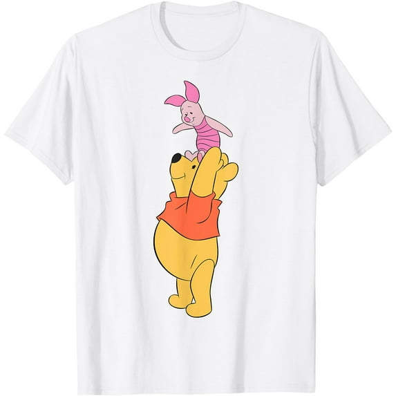 Winnie The Pooh & Piglet True Friends Portrait Unisex Softstyle T-Shirt for Men Women Kids