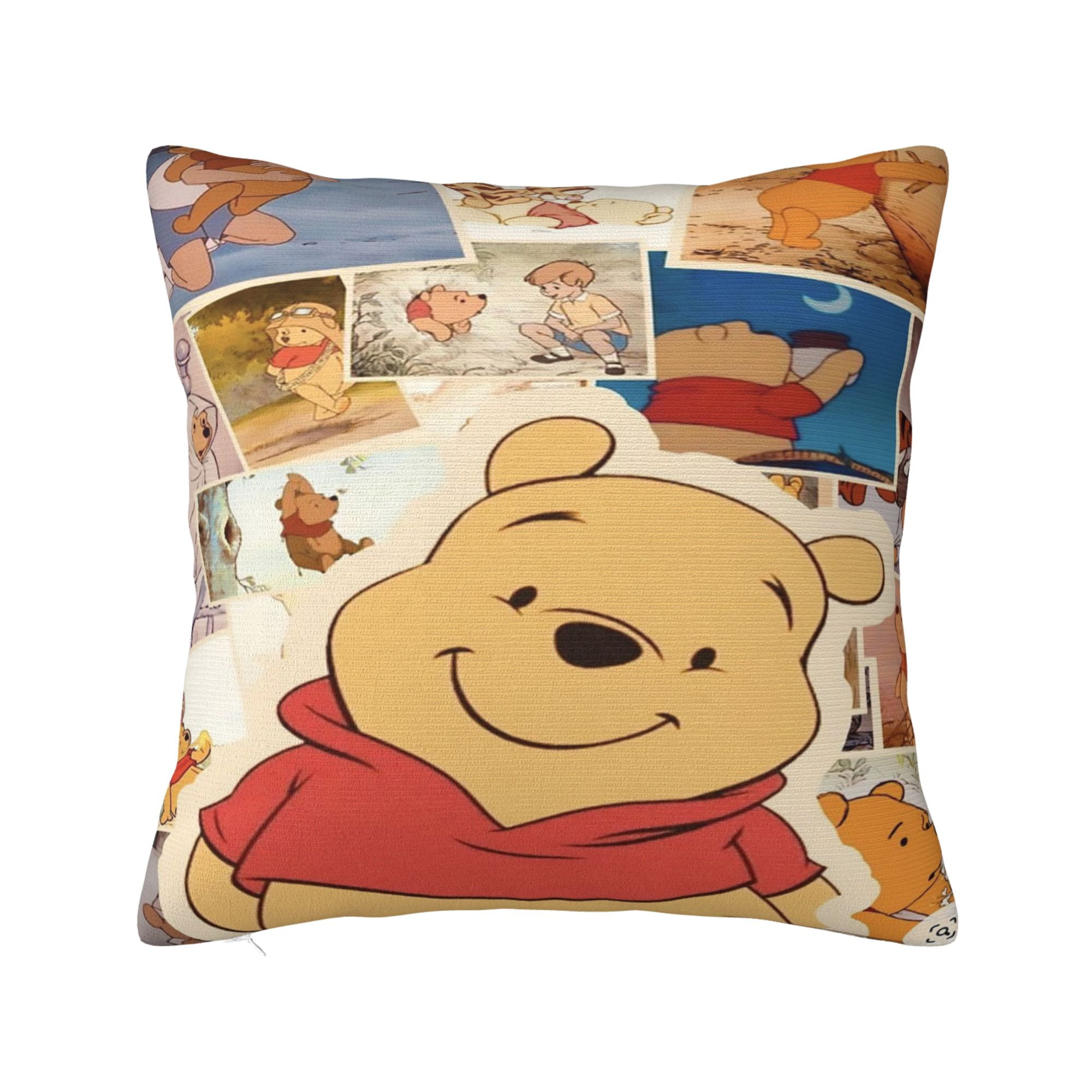 Winnie The Pooh Pillowcase Throw Pillow Case Shell for Couch Sofa Home Decoration 20 x20 Walmart