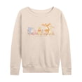 thumbnail image 1 of Winnie The Pooh - Pooh And Friends - Women's French Terry Long Sleeve Pullover, 1 of 4