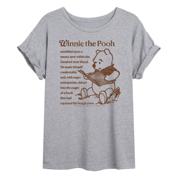 Winnie The Pooh - Pooh Book Oversized Graphic T-Shirt