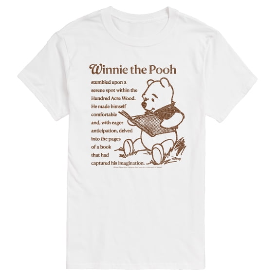 Winnie The Pooh - Pooh Book - Men's Short Sleeve Graphic T-Shirt
