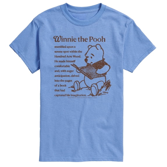 Winnie The Pooh - Pooh Book - Men's Short Sleeve Graphic T-Shirt