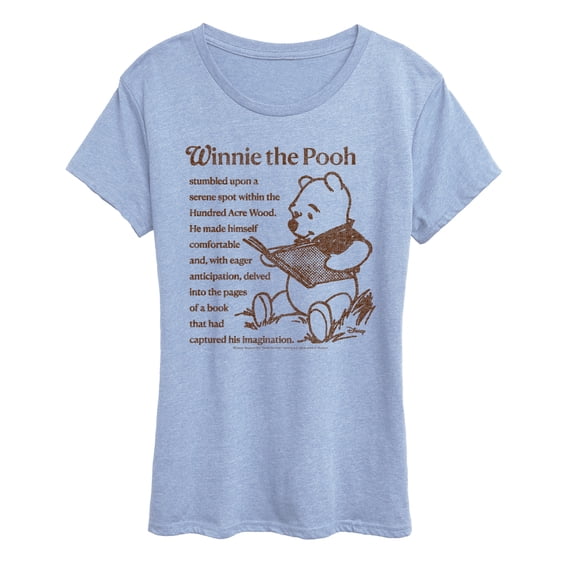 Winnie The Pooh - Pooh Book - Women's Short Sleeve Graphic T-Shirt