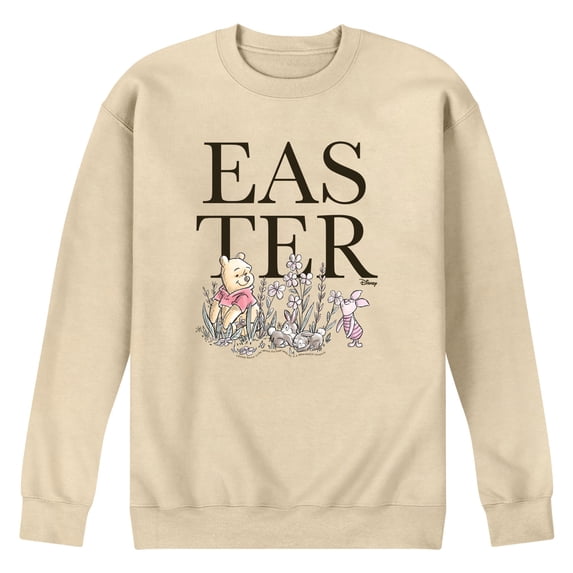 Winnie The Pooh - Pooh Easter Stacked - Men's Crew Fleece Sweatshirt